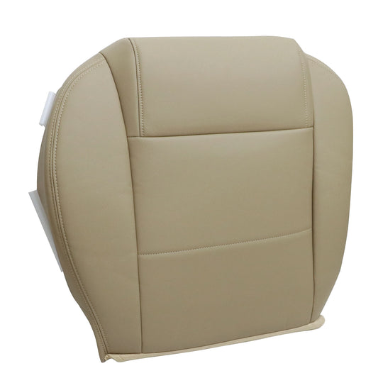 For 2005 to 2009 Ford Mustang V6 - Passenger Side Bottom Leather Seat Cover Tan