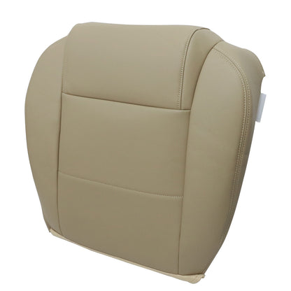 For 2005 to 2009 Ford Mustang V6 - Passenger Side Bottom Leather Seat Cover Tan