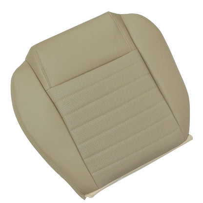 Passenger Bottom Perf Leather Seat Cover Tan For 2008 2009 Ford Mustang GT V8