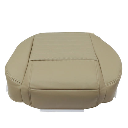 Passenger Bottom Perf Leather Seat Cover Tan For 2008 2009 Ford Mustang GT V8