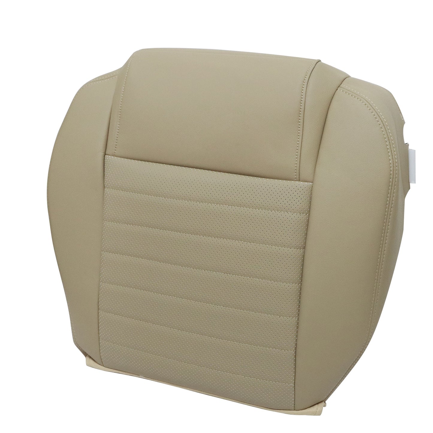 Passenger Bottom Perf Leather Seat Cover Tan For 2008 2009 Ford Mustang GT V8