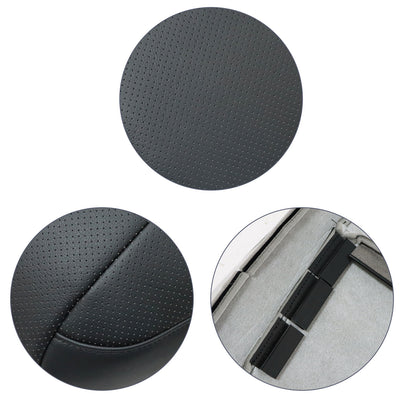 For 2006-2010 VW Jetta Passenger Side Top Replacement Leather Seat Cover Black