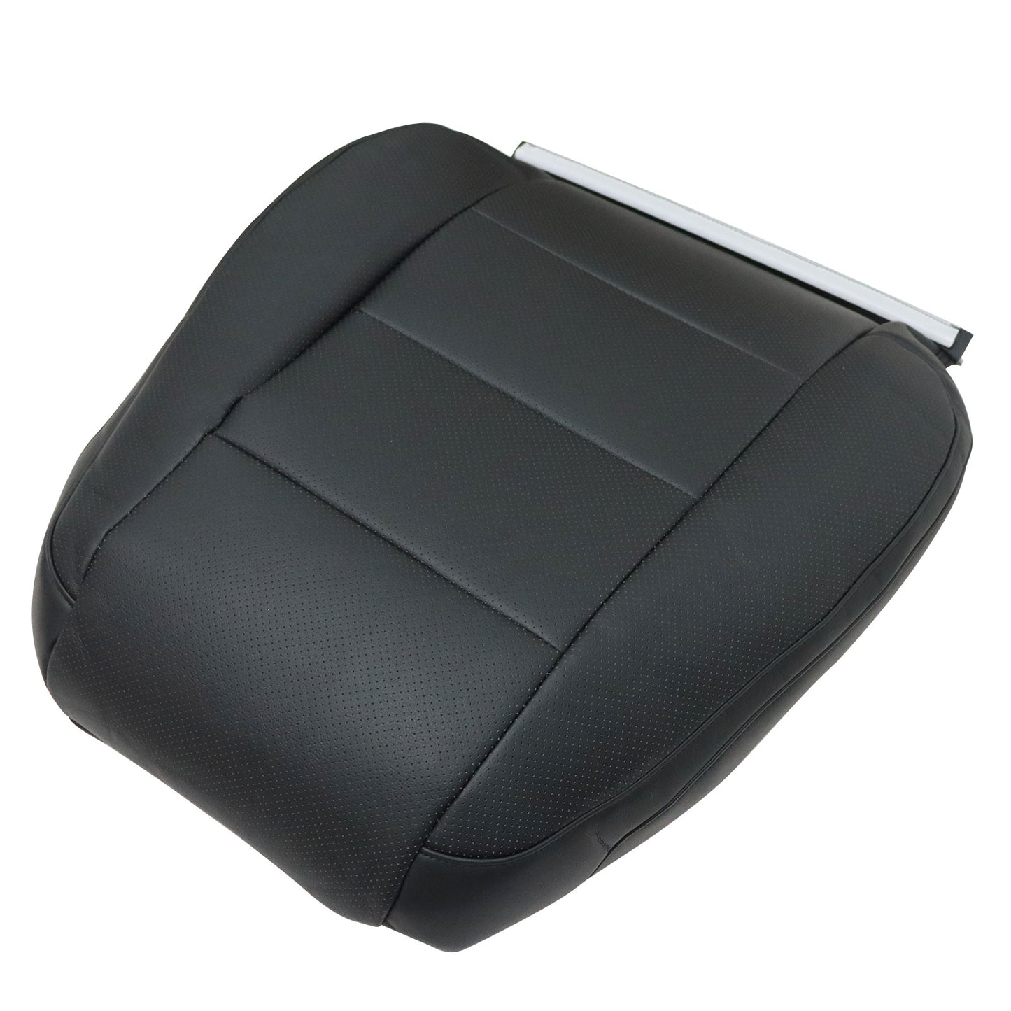 For 2006-2010 VW Jetta Passenger Side Top Replacement Leather Seat Cover Black
