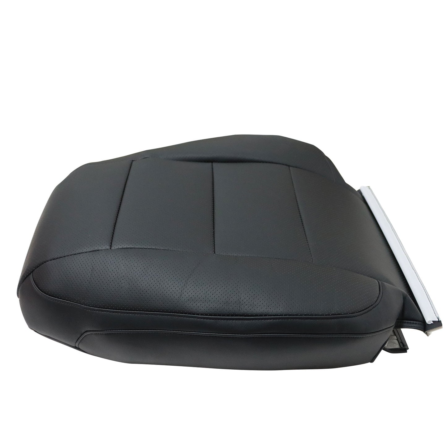 For 2006-2010 VW Jetta Passenger Side Top Replacement Leather Seat Cover Black