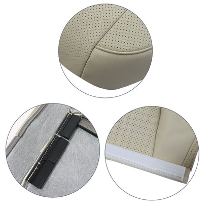 Passenger Top Perforated Leather Seat Cover Tan Fit For 2006 2007 2008 VW Jetta