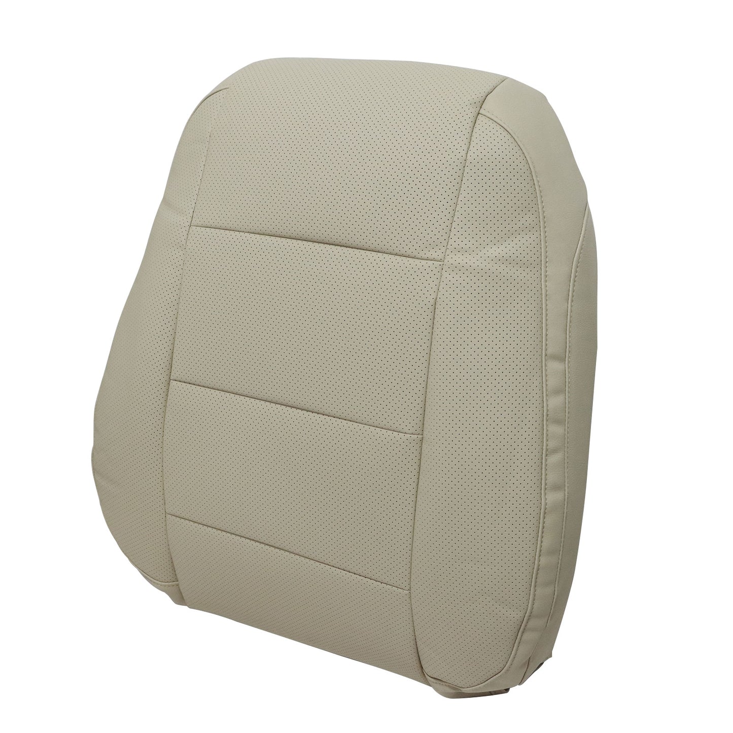 Passenger Top Perforated Leather Seat Cover Tan Fit For 2006 2007 2008 VW Jetta