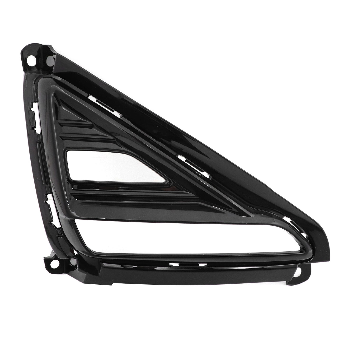 Bumper Trim Set For 2019-2021 Kia Forte Rear Passenger Side Black KI1139101