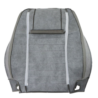 Front Driver Side Top Leather Seat Cover Gray For 2005 2006 2007 Ford Mustang GT