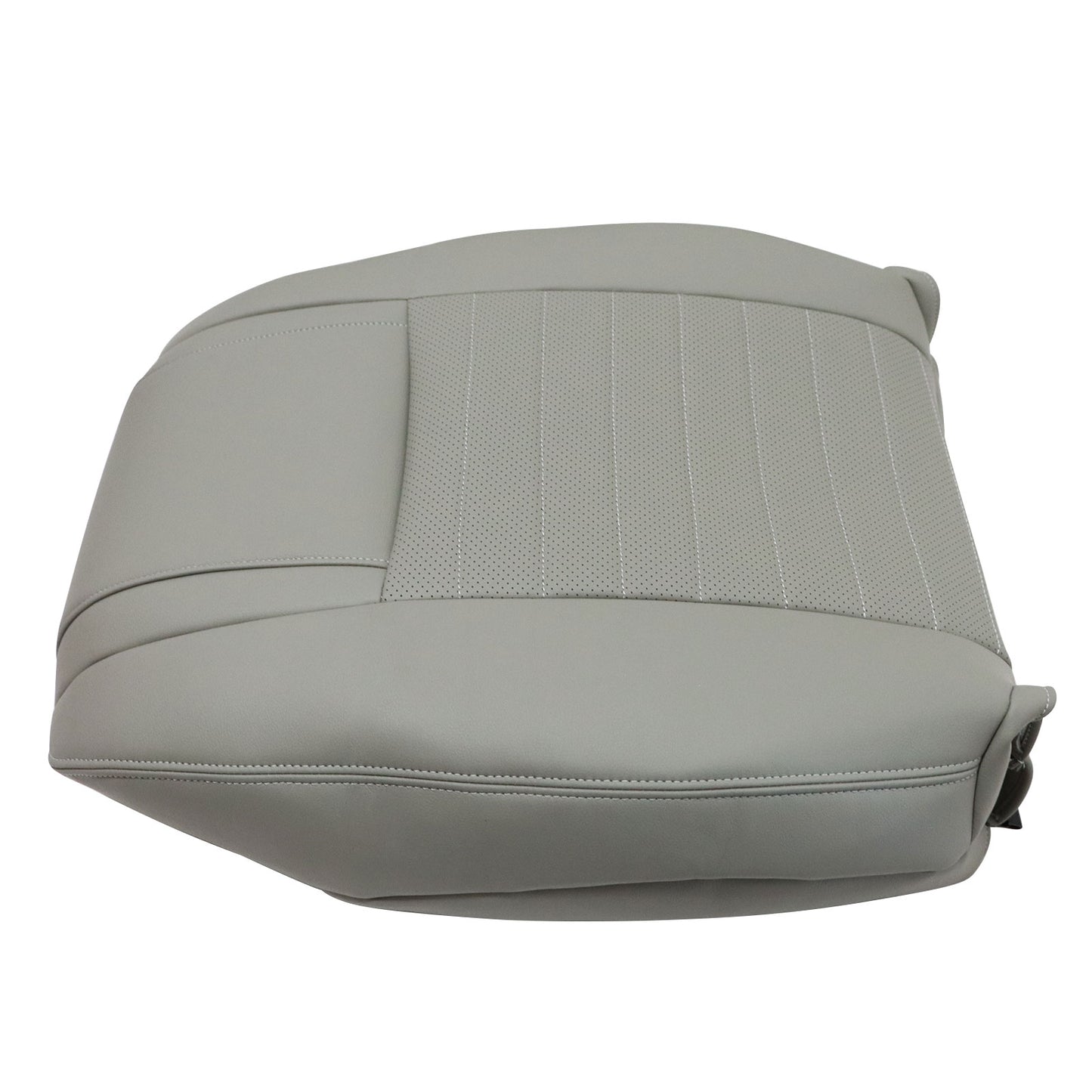 Front Driver Side Top Leather Seat Cover Gray For 2005 2006 2007 Ford Mustang GT
