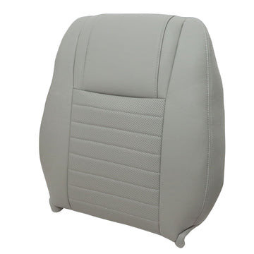 Front Driver Side Top Leather Seat Cover Gray For 2005 2006 2007 Ford Mustang GT