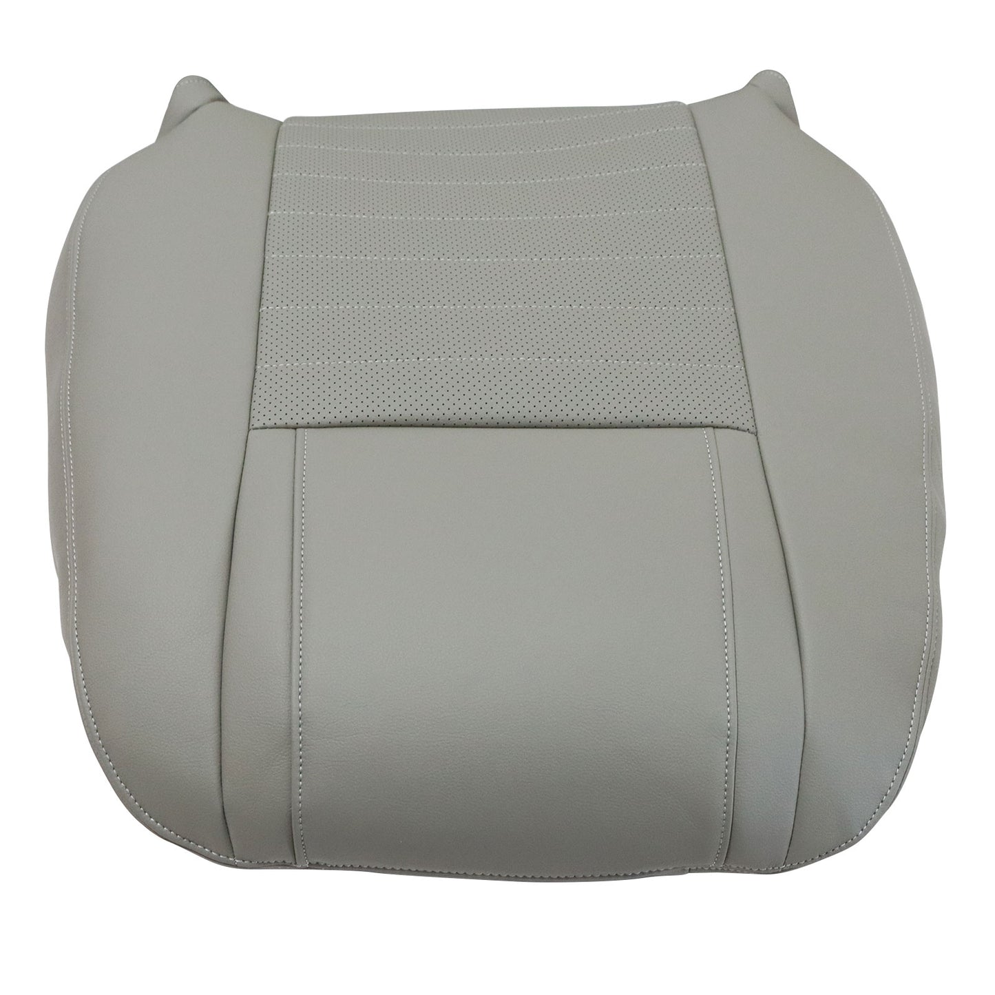 For 2005-2009 Ford Mustang GT Passenger Top Replacement Leather Seat Cover Gray