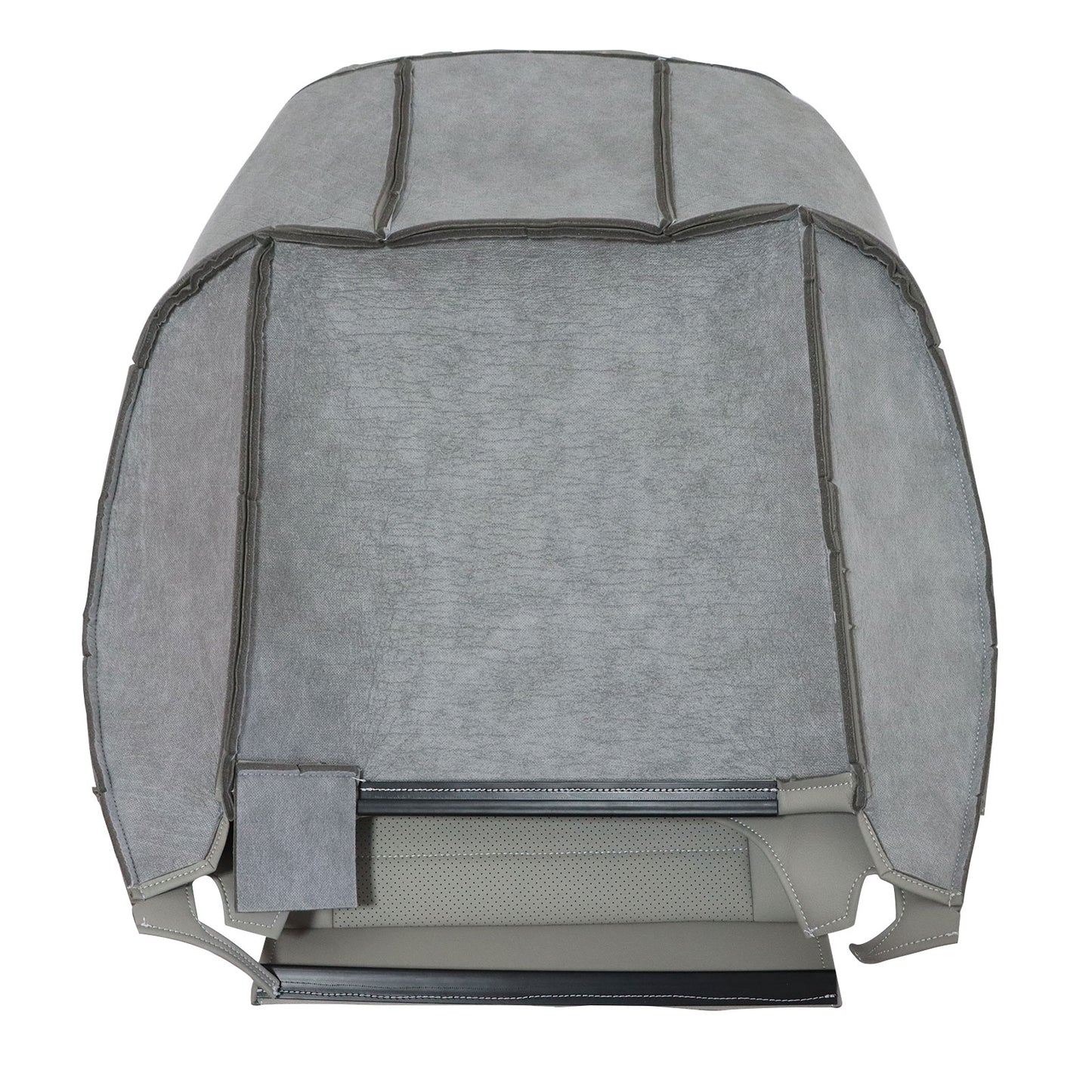 For 2005-2009 Ford Mustang GT Passenger Top Replacement Leather Seat Cover Gray