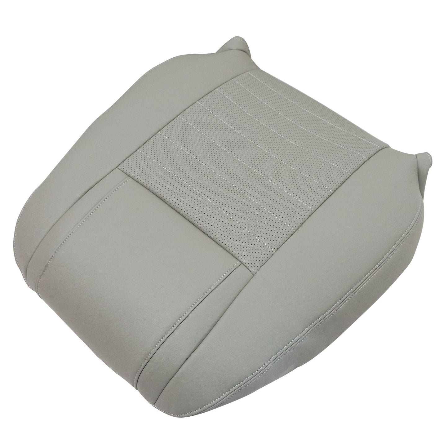 For 2005-2009 Ford Mustang GT Passenger Top Replacement Leather Seat Cover Gray