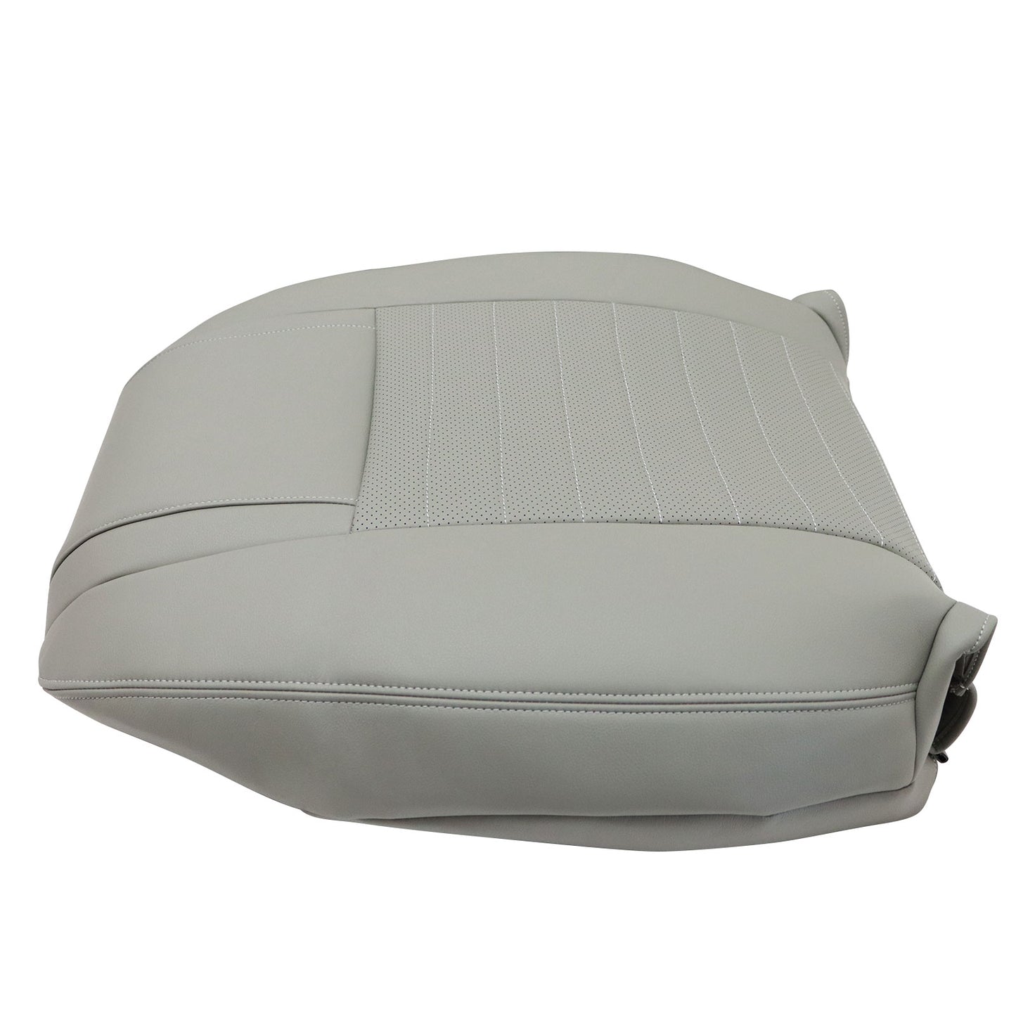 For 2005-2009 Ford Mustang GT Passenger Top Replacement Leather Seat Cover Gray