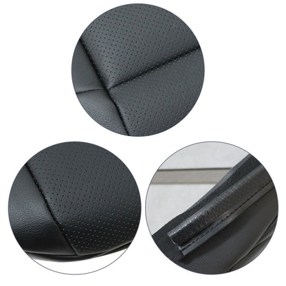 Fit For 2005 2006 2007 Mercedes Benz C230 Driver Bottom Leather Seat Cover Black