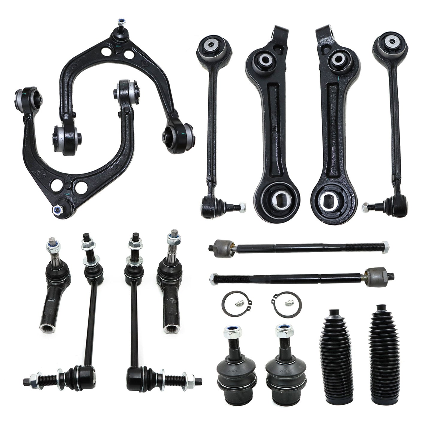 16Pcs Suspension Control Arm Tie Rod Fit Dodge Challenger Charger 2011-2019