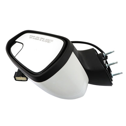 For Ford Fusion 2016-2022 White Right Passenger Side Mirror 3Pin Manual Fold