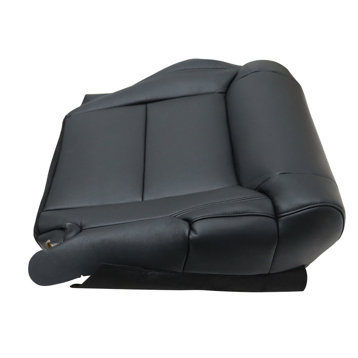 For 2014-2020 Toyota Tundra Limited Front Driver Bottom Leather Seat Cover Black
