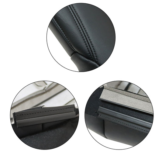 For 2014-2020 Toyota Tundra Limited Front Driver Bottom Leather Seat Cover Black