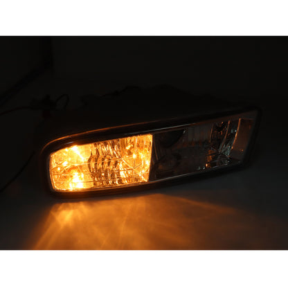 Front Bumper Fog Lights +Blubs For Lexus LX470 1998-2007 Left+Right Replacement