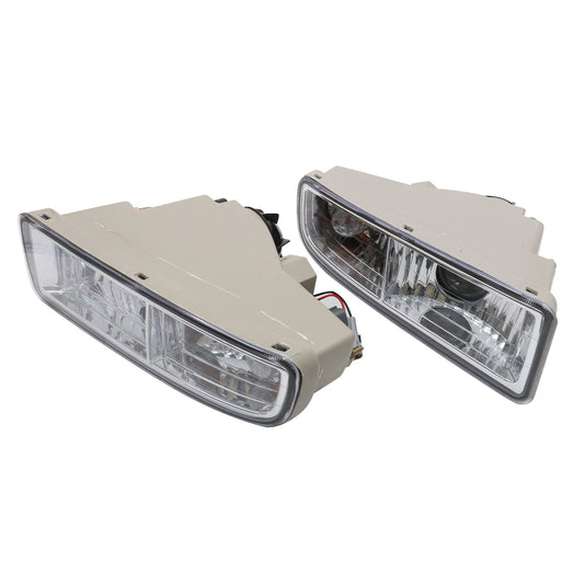 Front Bumper Fog Lights +Blubs For Lexus LX470 1998-2007 Left+Right Replacement