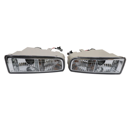 Front Bumper Fog Lights +Blubs For Lexus LX470 1998-2007 Left+Right Replacement