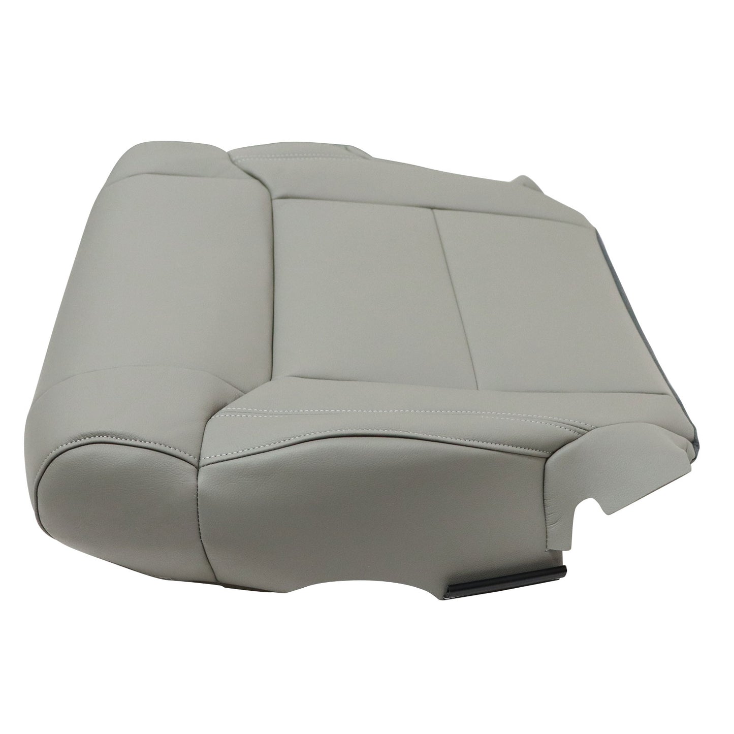 For 2014-2020 Toyota Tundra Driver Bottom Leather Seat Cover Gray # LA13 / LB13