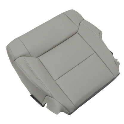 For 2014-2020 Toyota Tundra Driver Bottom Leather Seat Cover Gray # LA13 / LB13
