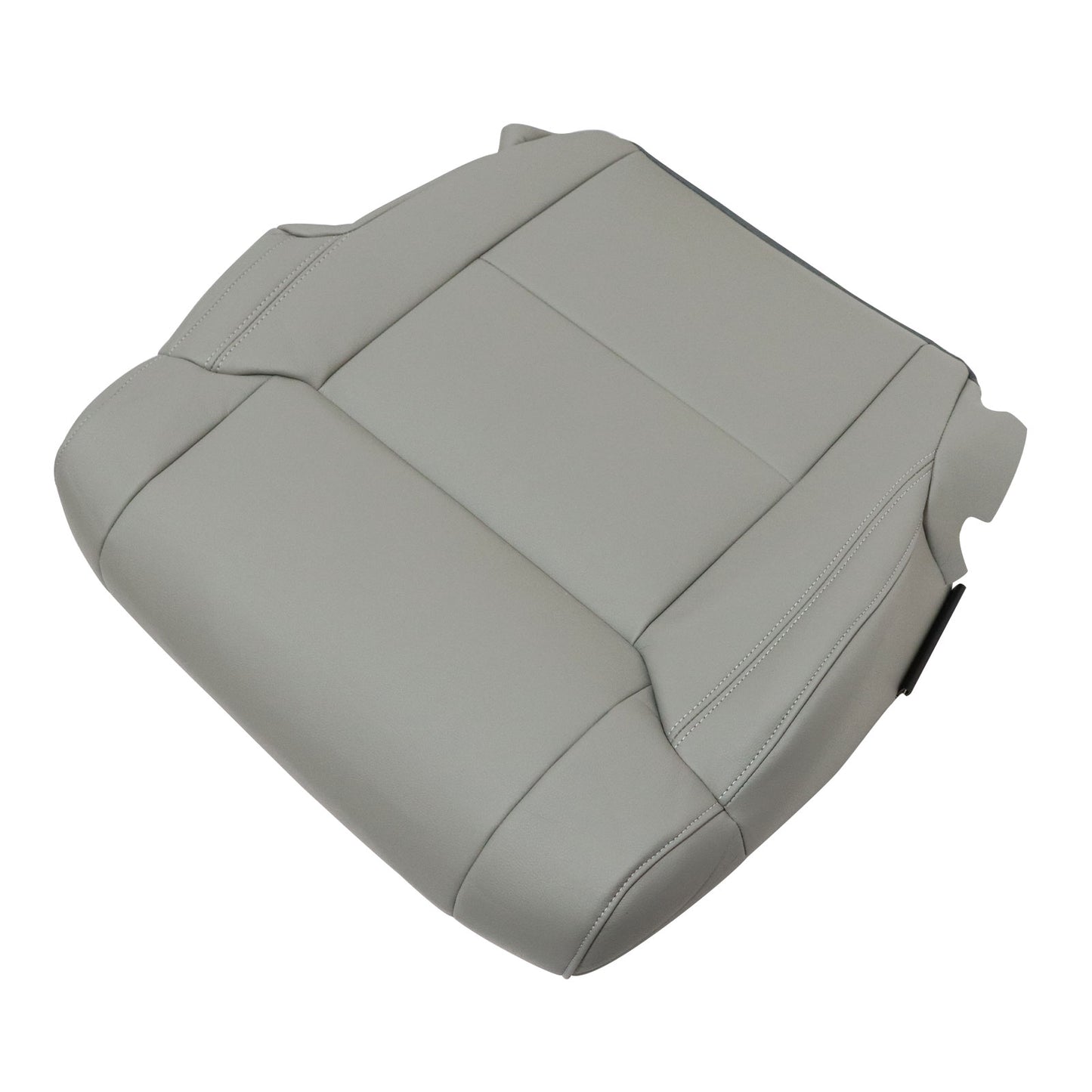 For 2014-2020 Toyota Tundra Driver Bottom Leather Seat Cover Gray # LA13 / LB13