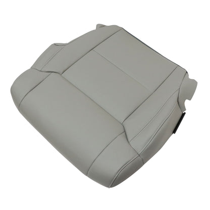 For 2014-2020 Toyota Tundra Driver Bottom Leather Seat Cover Gray # LA13 / LB13