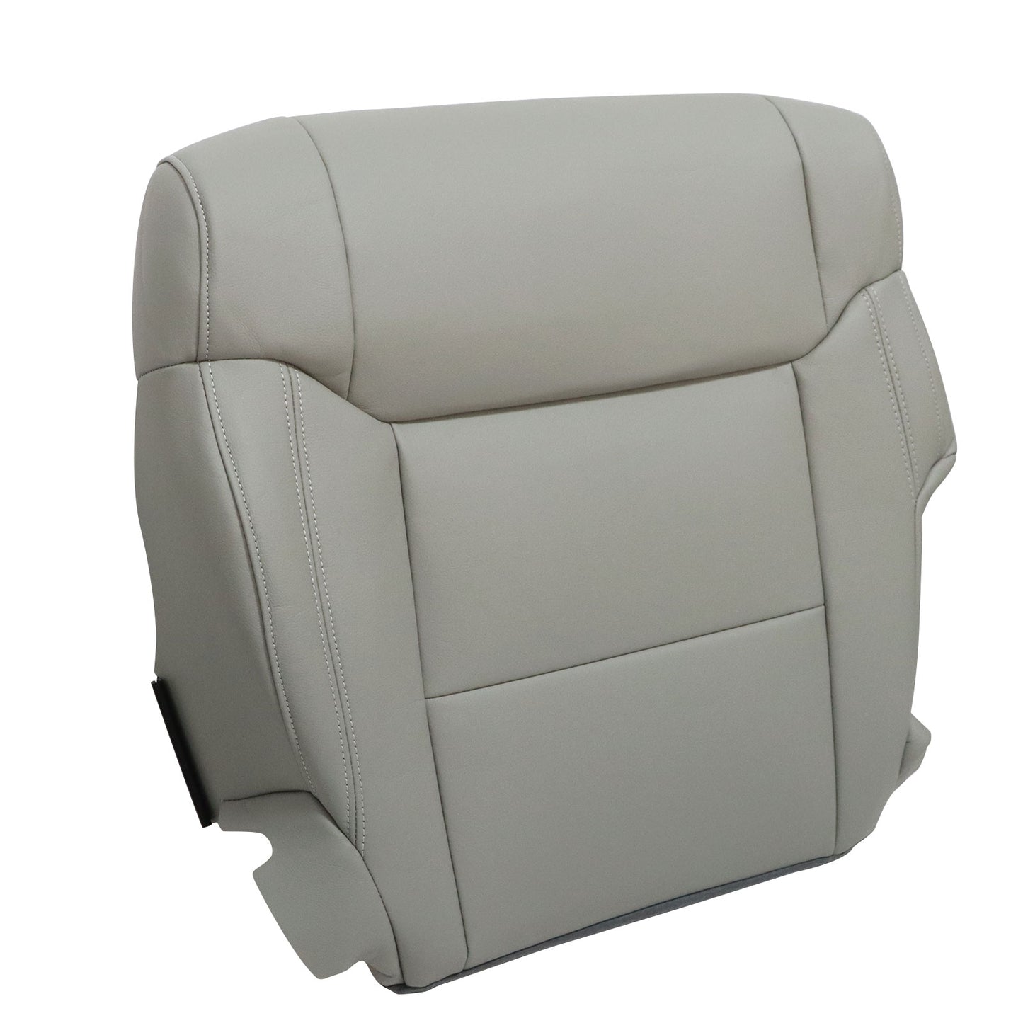 For 2014-2020 Toyota Tundra Driver Bottom Leather Seat Cover Gray # LA13 / LB13