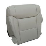 For 2014-2020 Toyota Tundra Driver Bottom Leather Seat Cover Gray # LA13 / LB13
