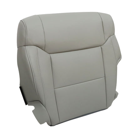 For 2014-2020 Toyota Tundra Driver Bottom Leather Seat Cover Gray # LA13 / LB13