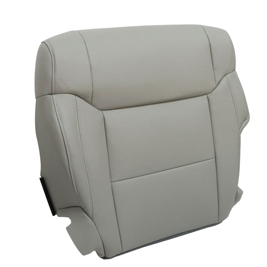 For 2014-2020 Toyota Tundra Driver Bottom Leather Seat Cover Gray # LA13 / LB13