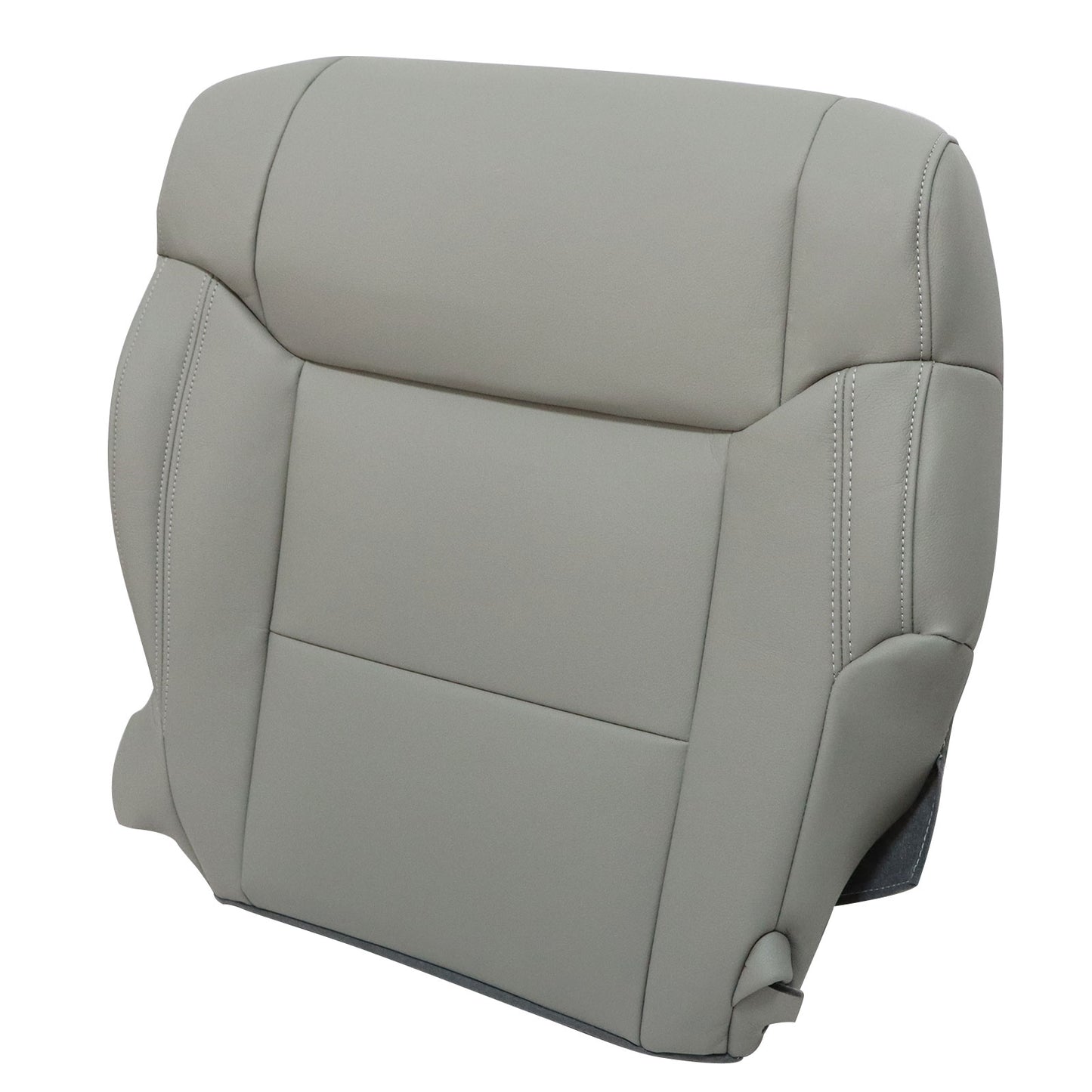 For 2014-2020 Toyota Tundra Driver Bottom Leather Seat Cover Gray # LA13 / LB13