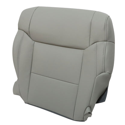 For 2014-2020 Toyota Tundra Driver Bottom Leather Seat Cover Gray # LA13 / LB13