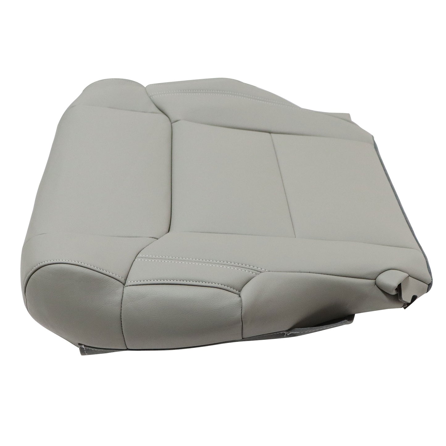 Front Passenger Side Bottom Leather Seat Cover Gray For 2017 2018 Toyota Tundra