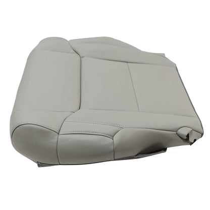 Front Passenger Side Bottom Leather Seat Cover Gray For 2017 2018 Toyota Tundra
