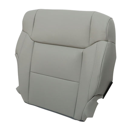 Front Passenger Side Bottom Leather Seat Cover Gray For 2017 2018 Toyota Tundra
