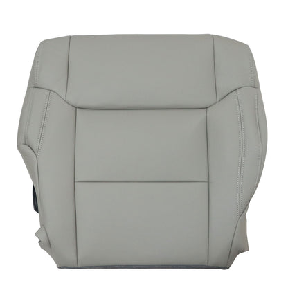 Front Passenger Side Bottom Leather Seat Cover Gray For 2017 2018 Toyota Tundra