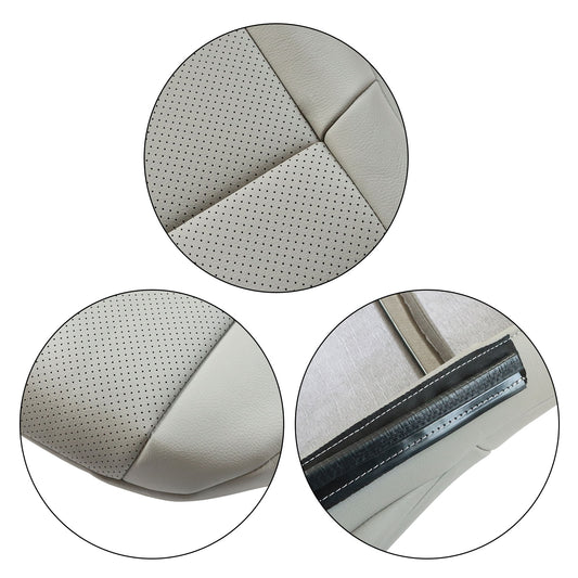 Front Driver Bottom Perf Leather Cover Gray For 2005-2007 Mercedes Benz C230
