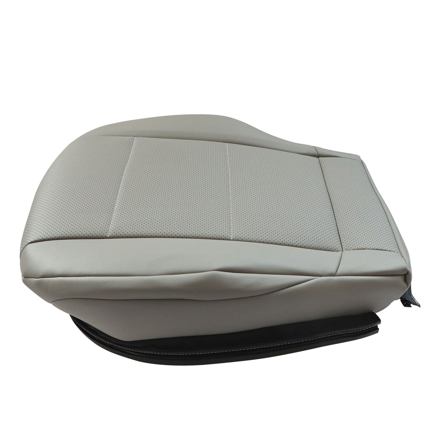 Front Driver Bottom Perf Leather Cover Gray For 2005-2007 Mercedes Benz C230