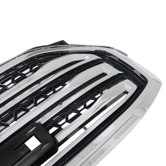 Labwork Front Upper Grille Assembly For GMC Acadia Denali 2017-2019 Chrome