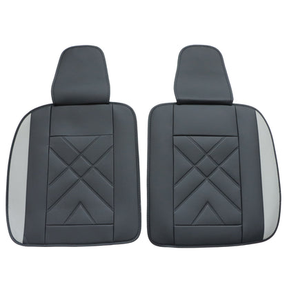 For Toyota RAV4 Tacoma Avalon Camry Car Front & Rear 5-Seat Covers Faux Leather