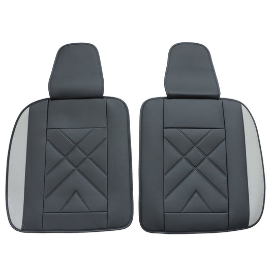 For Toyota RAV4 Tacoma Avalon Camry Car Front & Rear 5-Seat Covers Faux Leather