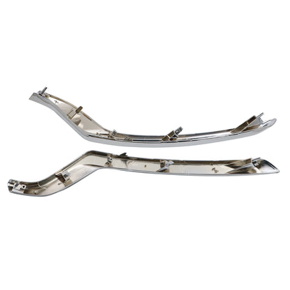 New Front Lower Bumper Trim Moldings Kit Chrome Fits Ford Explorer 2018 2019 US