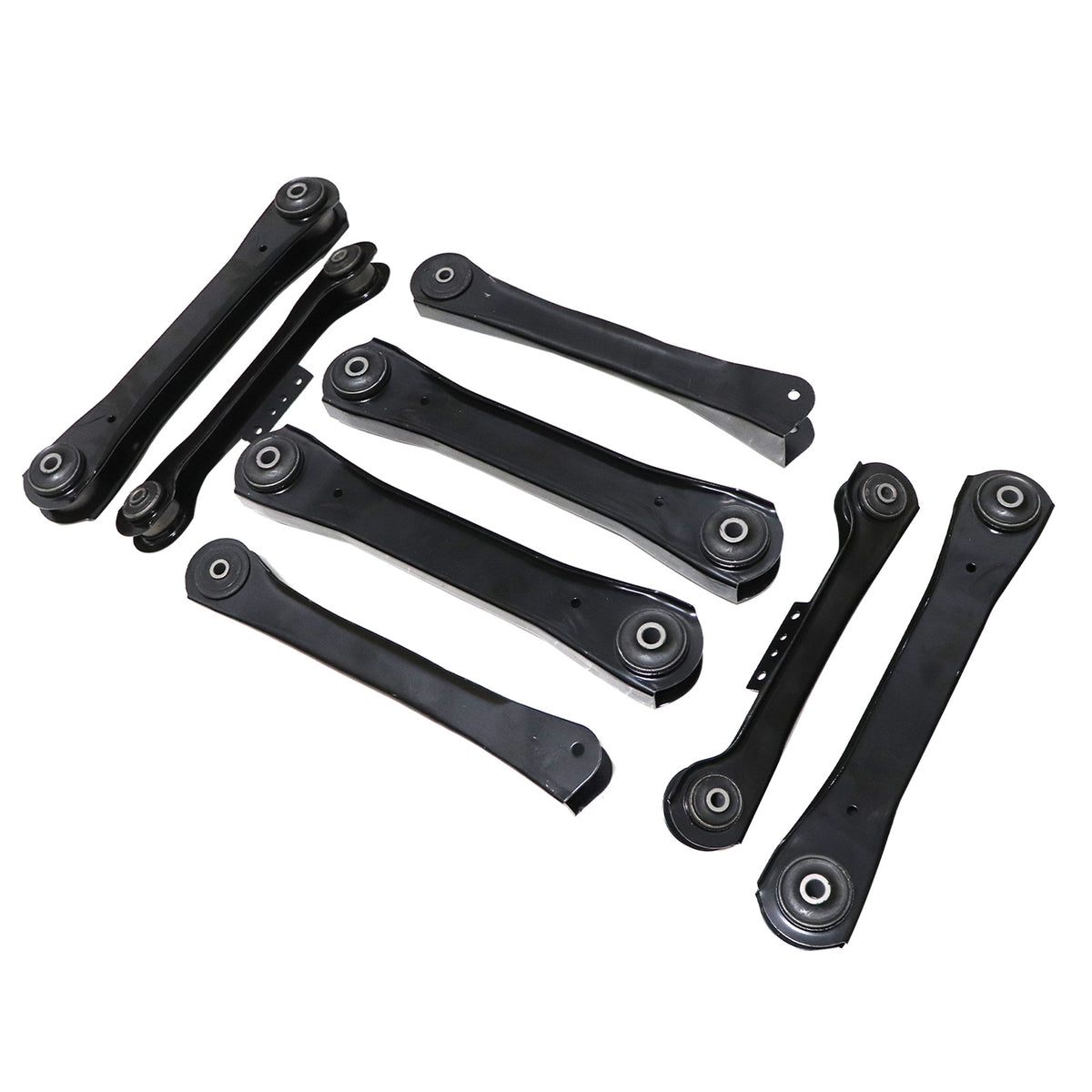 8Pcs For Jeep TJ Wrangler 1997-2006 Front & Rear Lower & Upper Control Arms