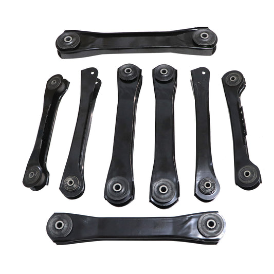 8Pcs For Jeep TJ Wrangler 1997-2006 Front & Rear Lower & Upper Control Arms
