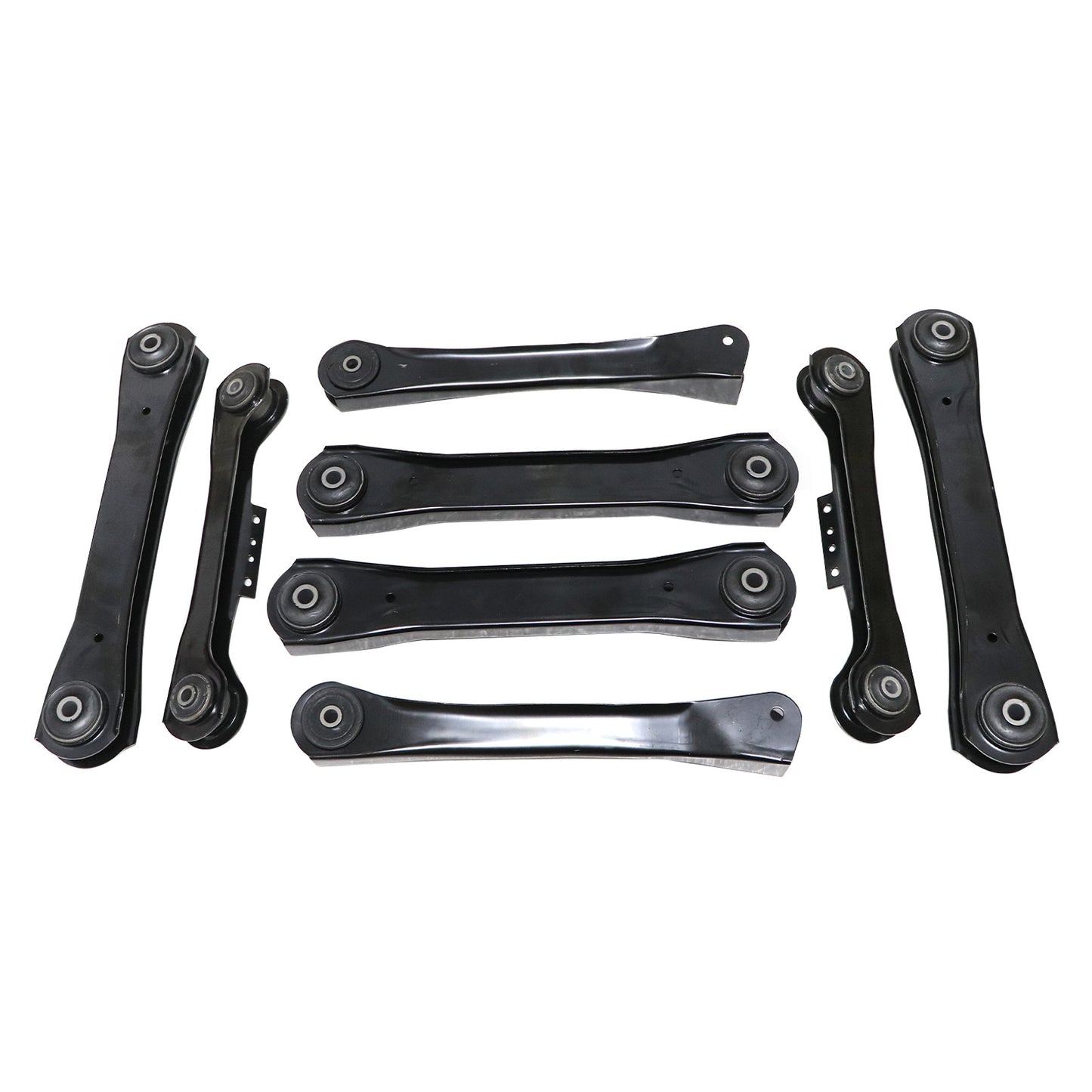 8Pcs For Jeep TJ Wrangler 1997-2006 Front & Rear Lower & Upper Control Arms