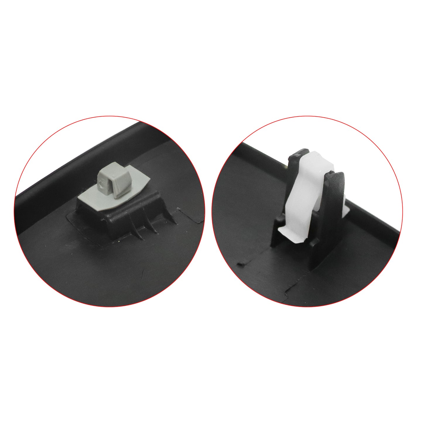 Rear Right Side Wheel Opening Molding Matte Black Fit Honda HR-V 2019-2022